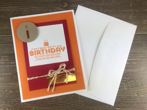 Greeting Card - Birthday Candle