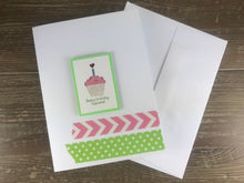 Load image into Gallery viewer, Greeting Card - Happy Birthday Cupcake