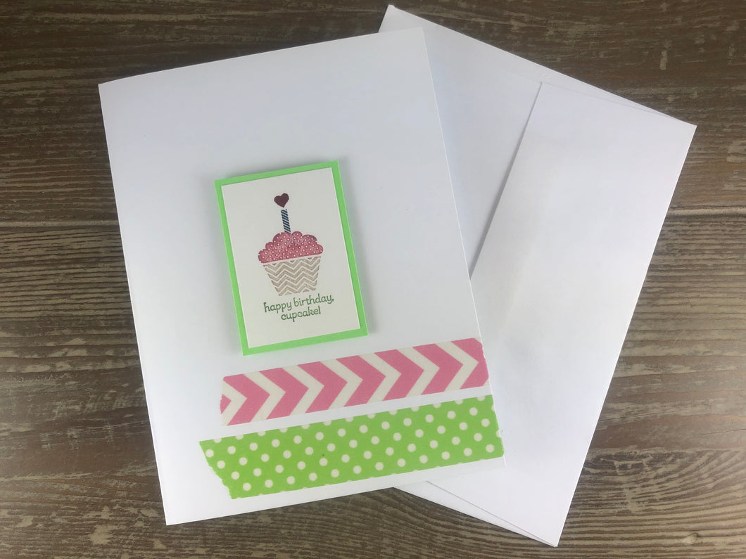Greeting Card - Happy Birthday Cupcake