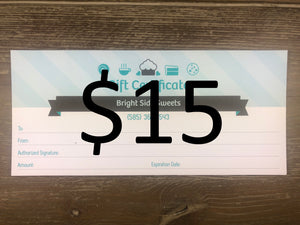 Gift Certificate - $15