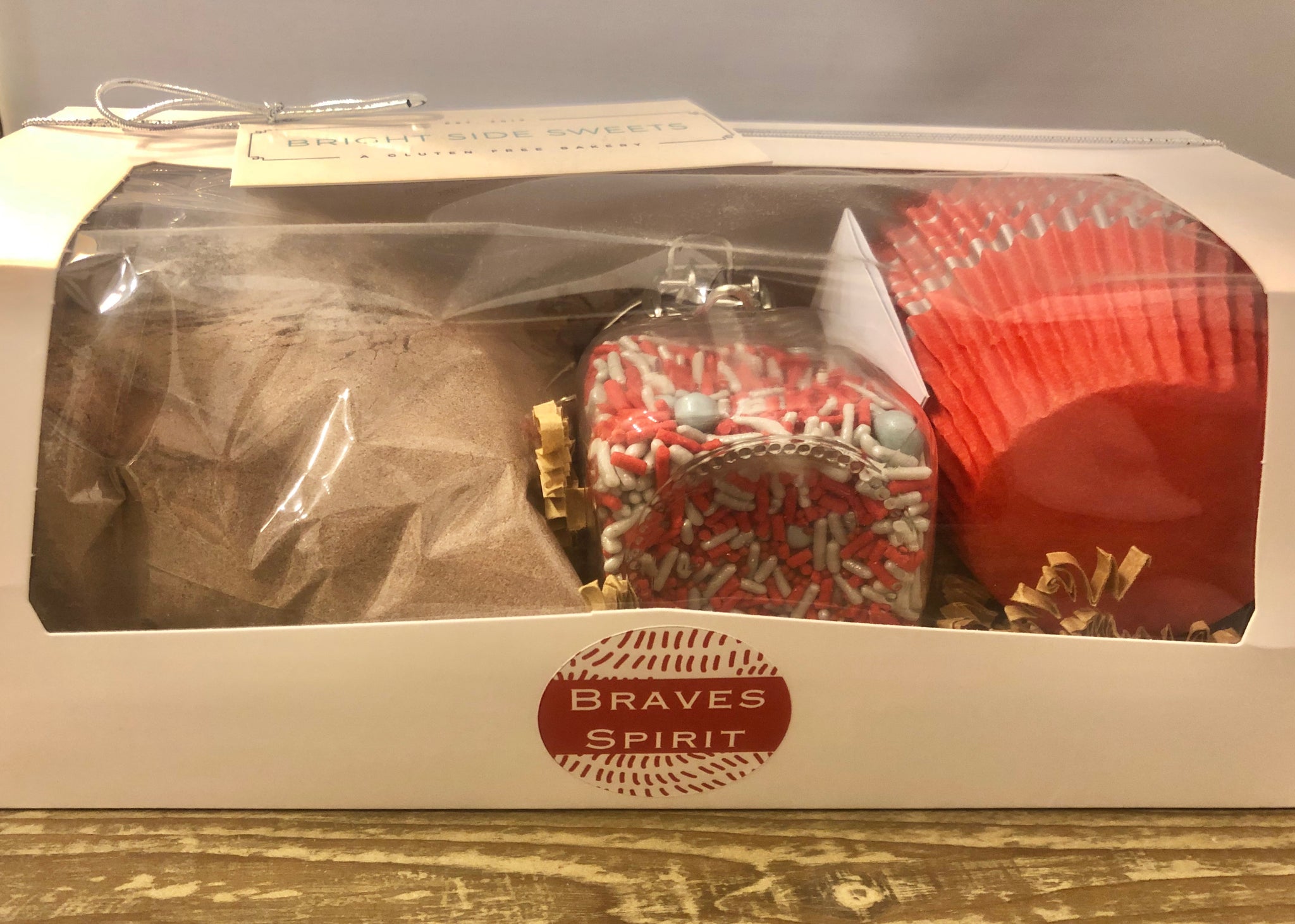 Cupcake Mix Gift Box - Braves Spirit – Bright Side Sweets