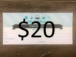 Gift Certificate - $20