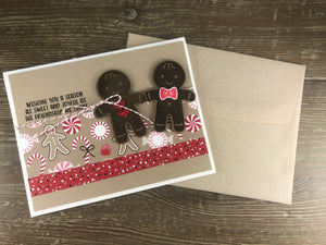 Greeting Card - Gingerbread Holiday