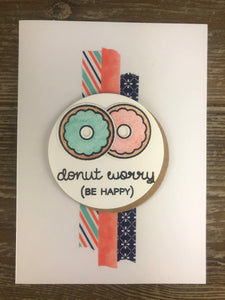 Greeting Card - Donut Worry