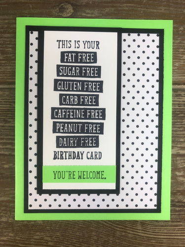 Greeting Card - Free Everything