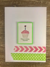 Load image into Gallery viewer, Greeting Card - Happy Birthday Cupcake